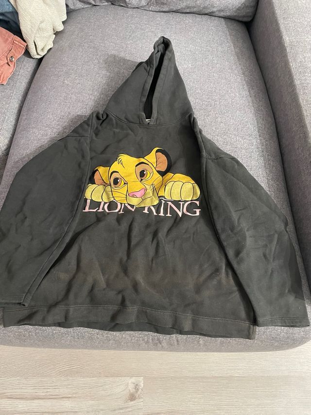 Sudadera El Rey León Negra