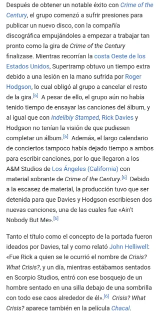 CD de Supertramp: "Crisis ? What Crisis ?" (1975)