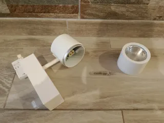 7 Focos LED + Carril Blanco