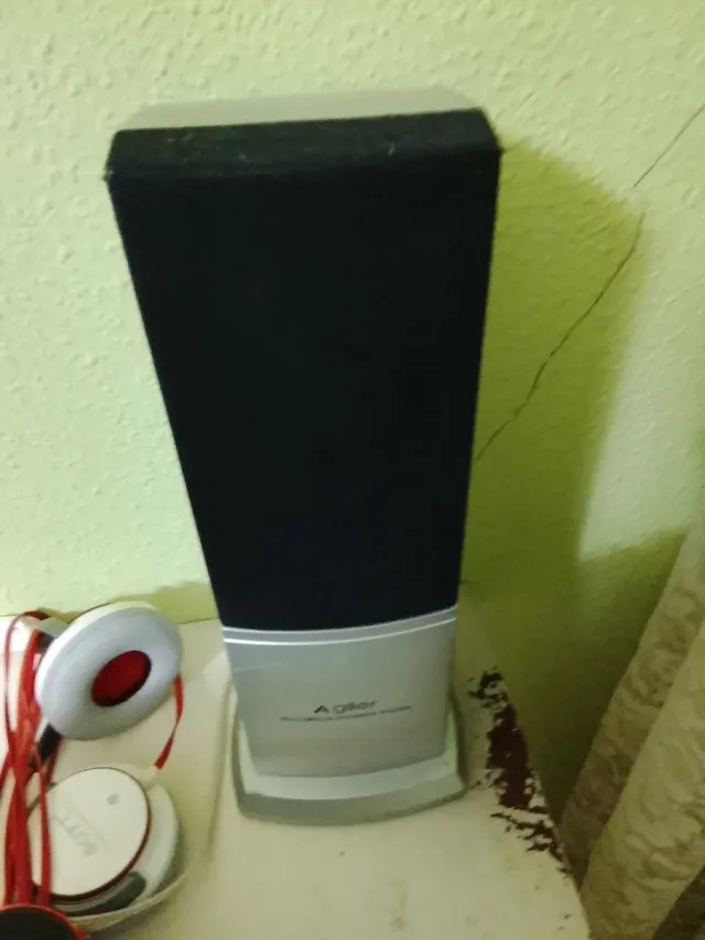 Altavoces Negro y Plata