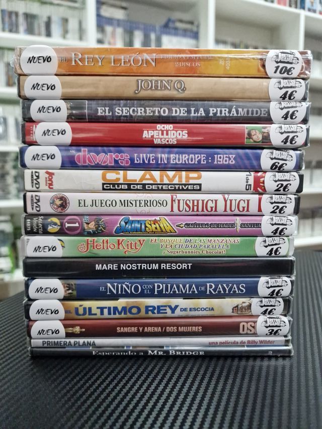 DVDs Variados - El Rey León, John Q, y más