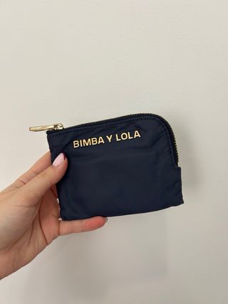 Cartera Bimba y Lola azul y dorada
