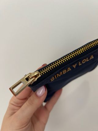 Cartera Bimba y Lola azul y dorada