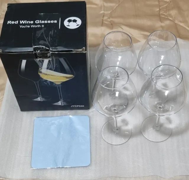 Copas de Vino Tritan Irrompibles (Set de 4)