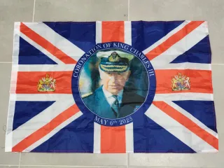 Bandera Coronación Rey Carlos III Mayo 2023