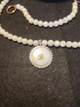 Conjunto collar y pulsera.