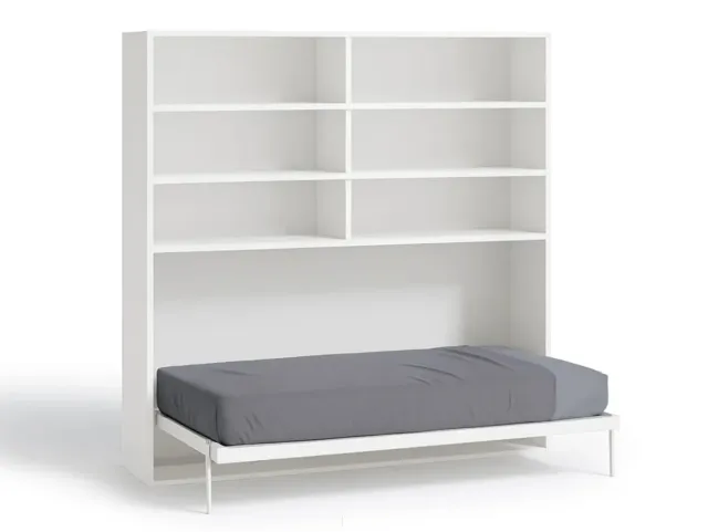 Cama Abatible 90x190 con Librería Nova