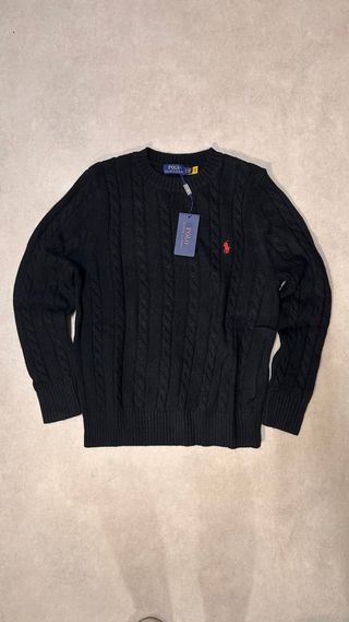 Polo Ralph Lauren Jersey Negro Cable Knit