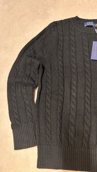 Polo Ralph Lauren Jersey Negro Cable Knit