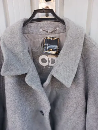 Giaccone uomo lana e cashmere grigio