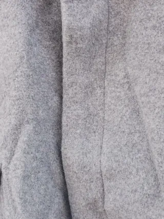 Giaccone uomo lana e cashmere grigio