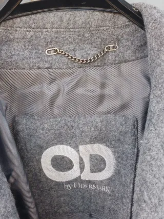 Giaccone uomo lana e cashmere grigio