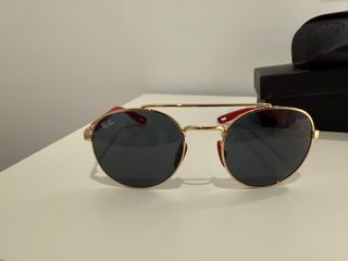 Gafas Ray-Ban Scuderia Ferrari Oro/Rojo,