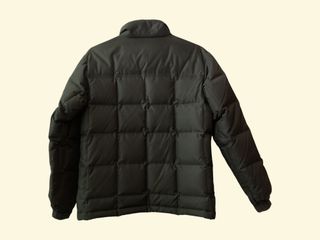 Piumino donna verde scuro trapuntato