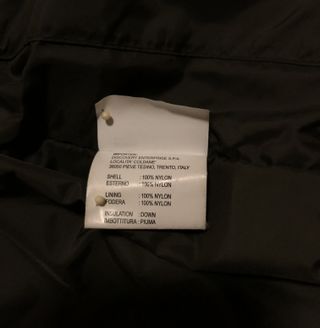 Piumino donna verde scuro trapuntato