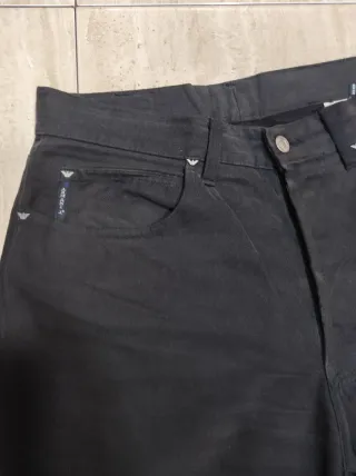2 Pantalones Armani Hombre Azul noche/negro