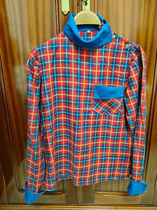 Camisa de cuadros mujer