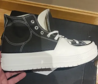 Converse Tela Negra y Blanca