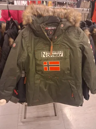 Chaqueta, abrigo Geographical Norway Anorak Verde