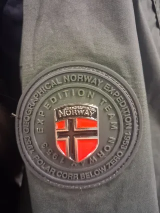 Chaqueta, abrigo Geographical Norway Anorak Verde