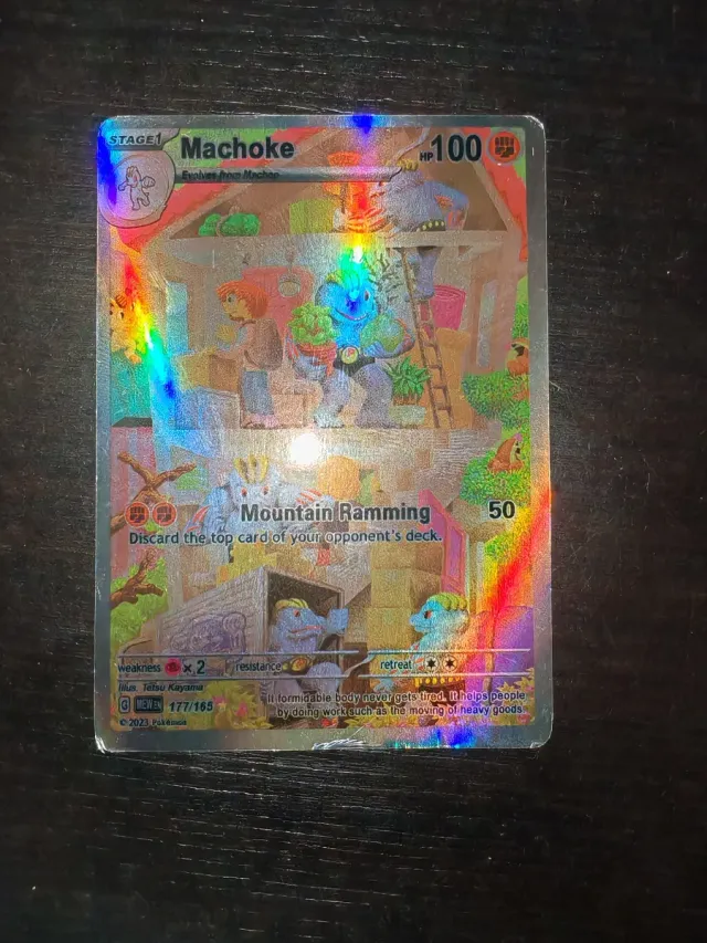 Carta Pokémon Machoke 177/165