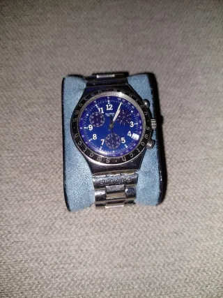 Swatch Irony YCS401G Cronógrafo Azul 1998