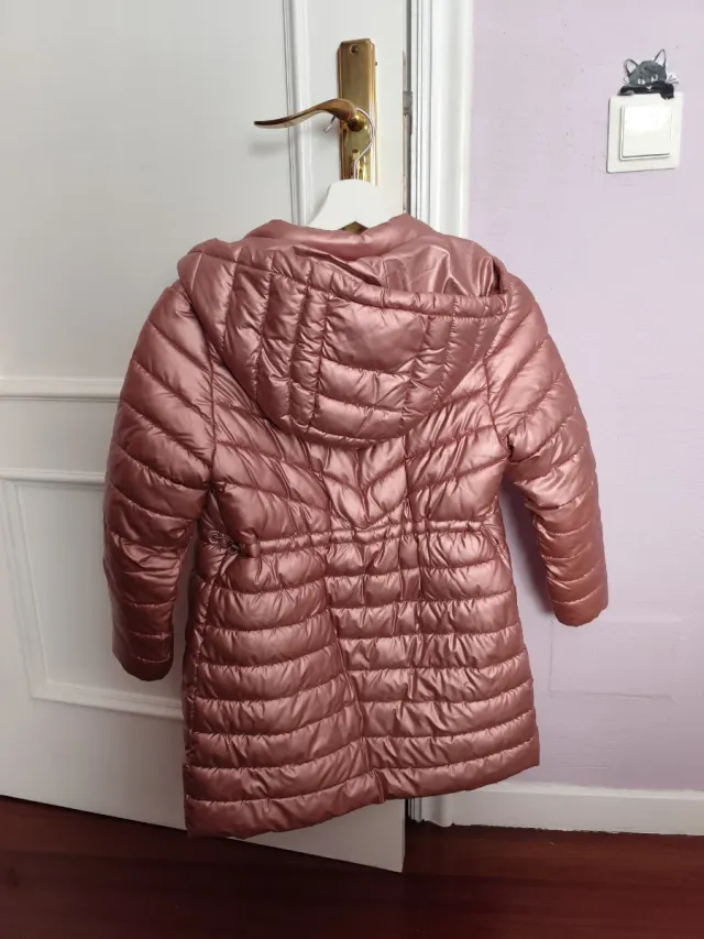 Cazadora niña cobre