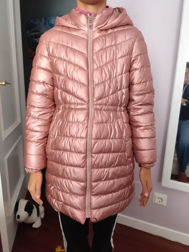 Cazadora niña cobre