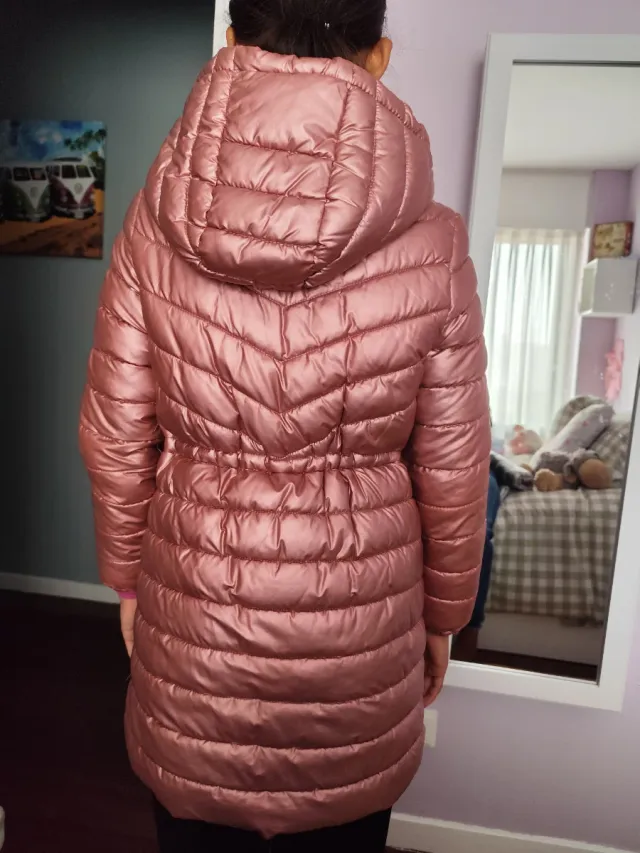 Cazadora niña cobre