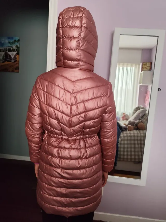 Cazadora niña cobre