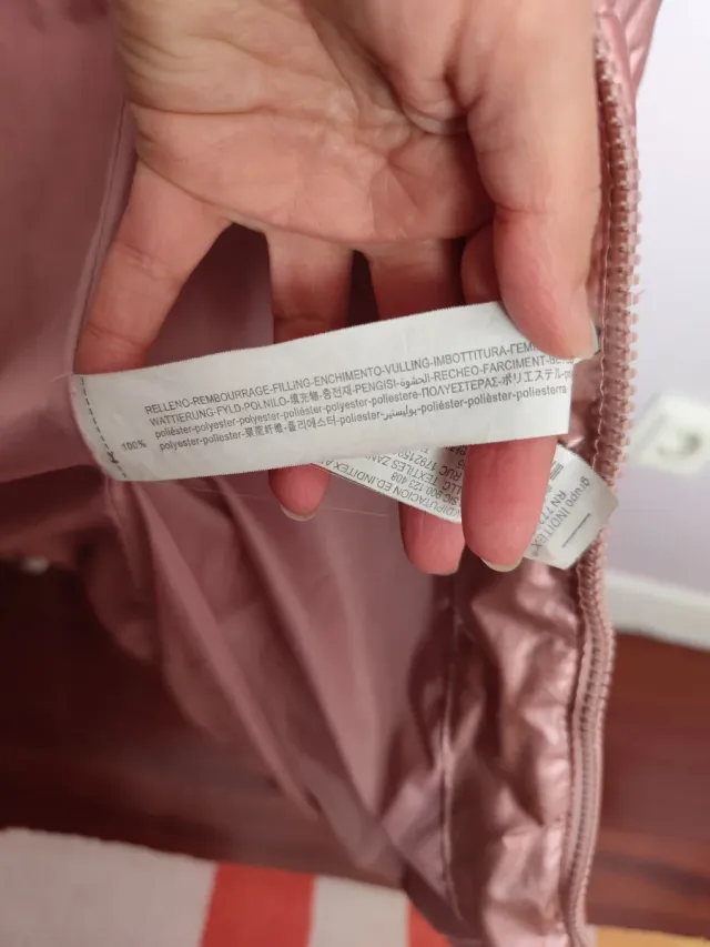 Cazadora niña cobre