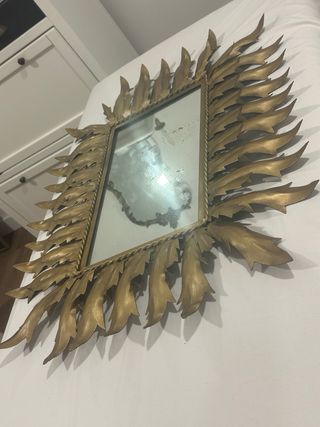 Espejo años 60 artesanal (leer descripción)