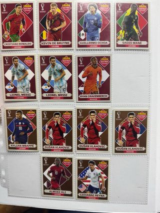 Lote Cromos Extra Sticker Qatar 2022