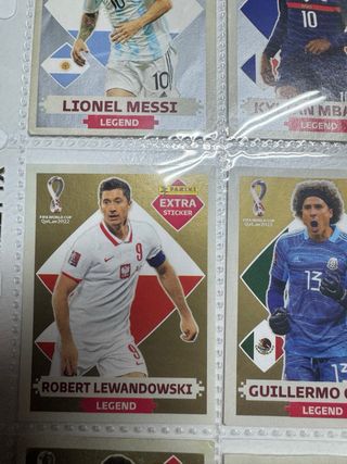 Lote Cromos Extra Sticker Qatar 2022