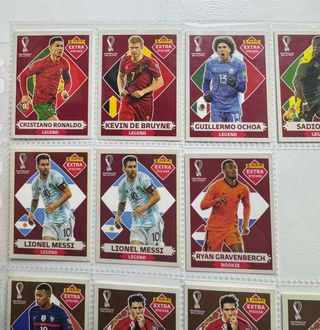 Lote Cromos Extra Sticker Qatar 2022
