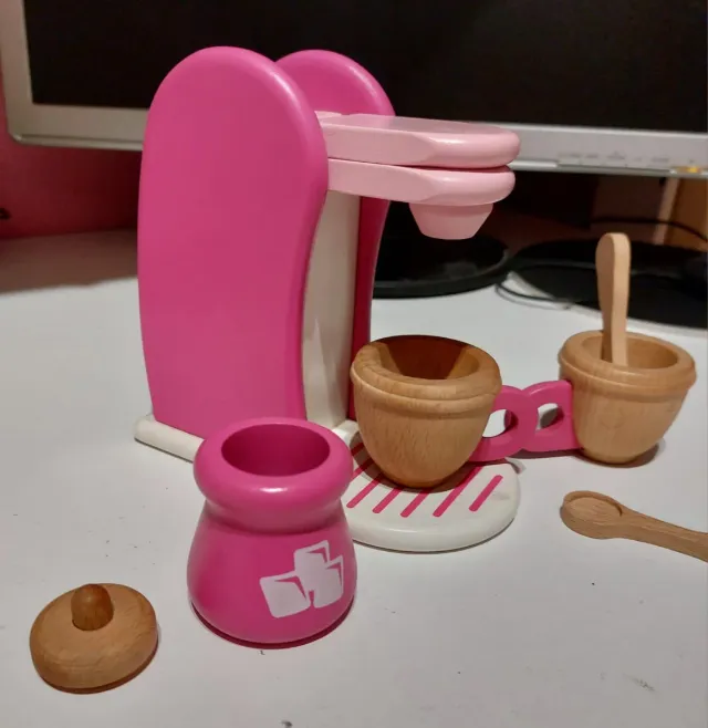 Juego de Cafetera Infantil Madera