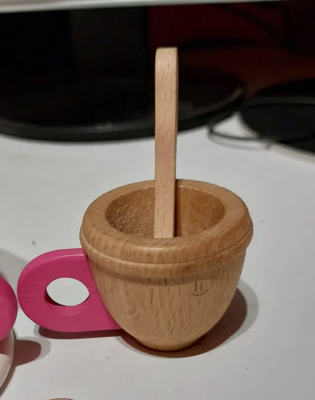 Juego de Cafetera Infantil Madera