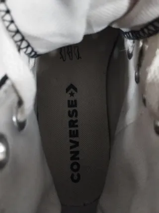 Converse negras plataforma T36