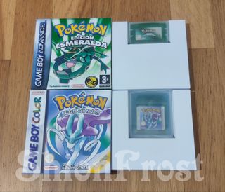 Lote 6 Cajas Juegos Pokémon Game Boy/Advance