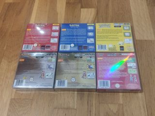 Lote 6 Cajas Juegos Pokémon Game Boy/Advance