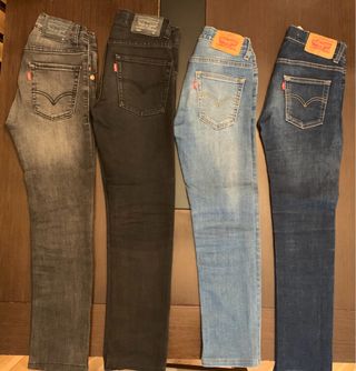 5 pantalones vaqueros Levi's niño + camisa vaquera