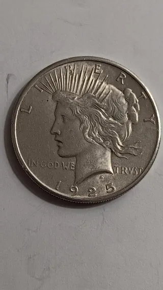 2 Dólares Paz Prata 900 - 1925 e 1926