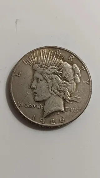 2 Dólares Paz Prata 900 - 1925 e 1926