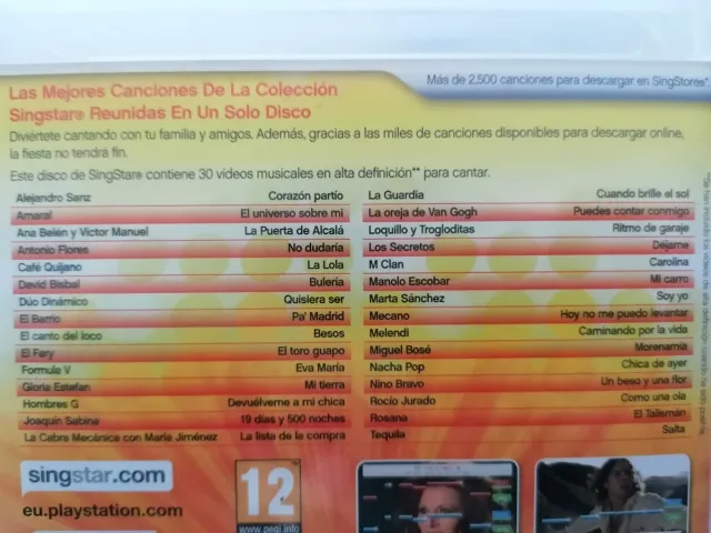 Singstar Grandes Éxitos PS3