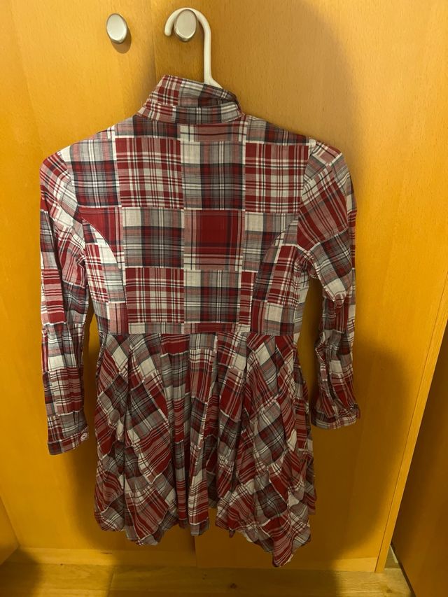 Vestido cuadros Pan con Chocolate niña 10 años