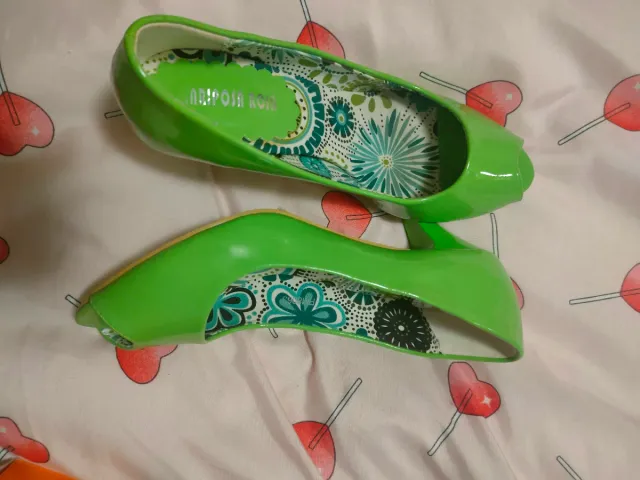 Tacones verdes T37.