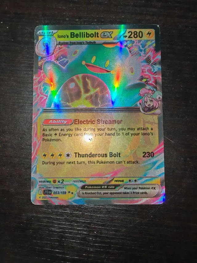 Carta Pokémon Bellibolt EX 280 HP