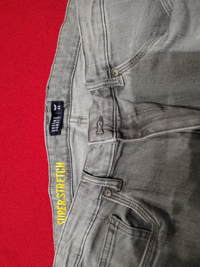 Pantalón corto vaquero Hollister gris