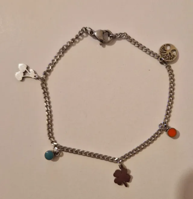 2 Pulseras con abalorios