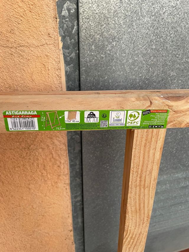 2 caballetes de madera Astigarraga